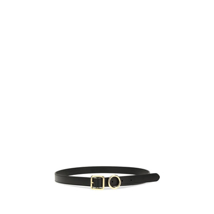 Ceinture Jacquemus Bos Taurus Regular en cuir de veau noir