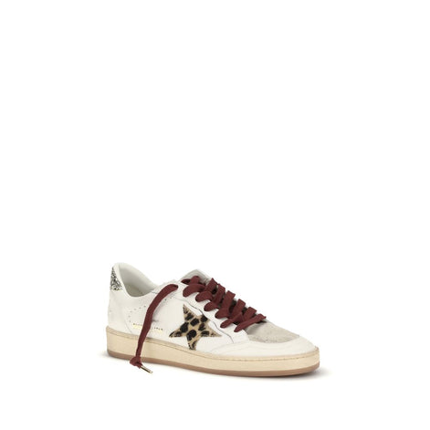Golden Goose Bos Taurus Low Top Sneakers aus weißem Kalbsleder