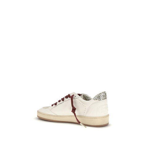 Golden Goose Bos Taurus Low Top Sneakers aus weißem Kalbsleder