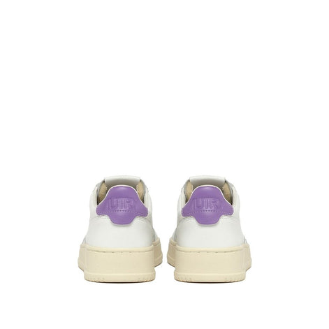 Autry weiße Leder-Sneaker (niedriger Schaft)