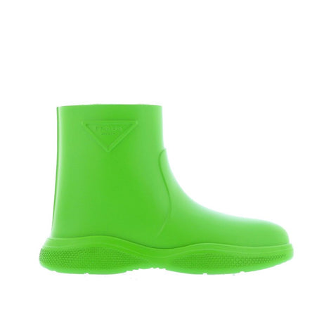 Bottes de pluie bicolores en caoutchouc Prada