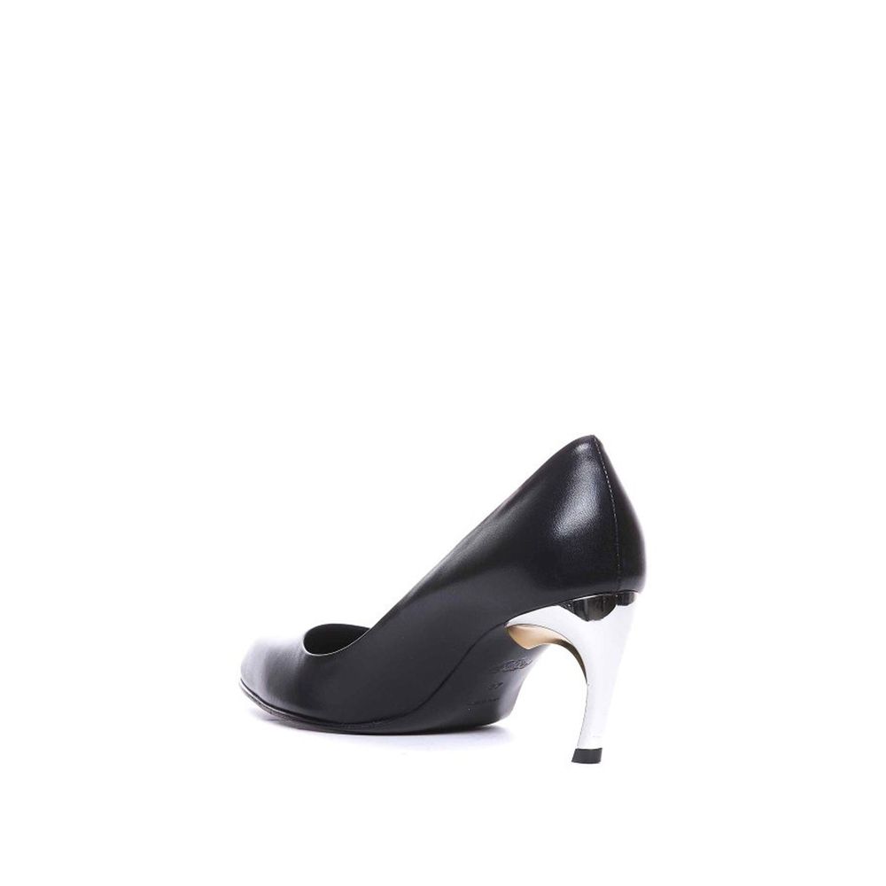 Alexander McQueen Black Lambskin High Heel Pumps Alexander McQueen