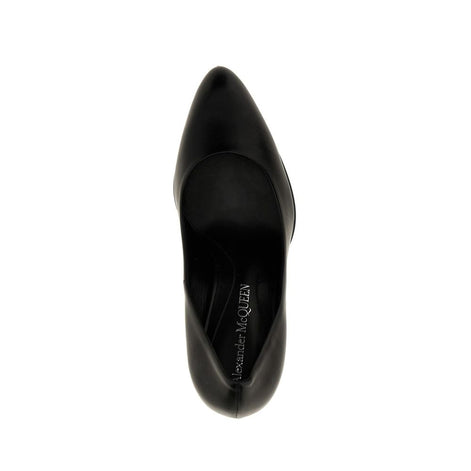 Alexander McQueen Black Lambskin High Heel Pumps Alexander McQueen