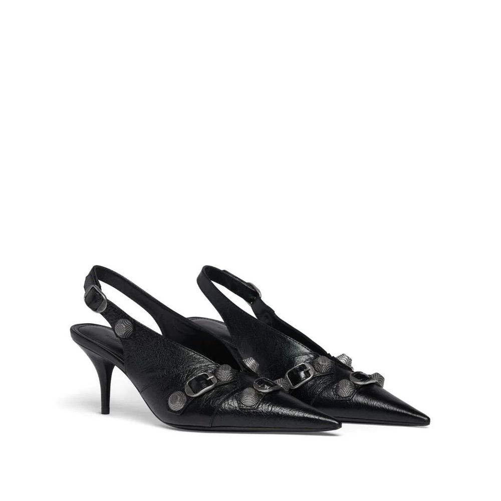 Balenciaga Black Calfskin High Heel Pumps Balenciaga