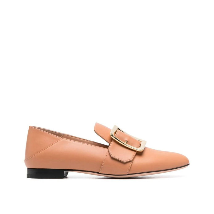Bally Beige Calfskin Slip-On Loafers Bally