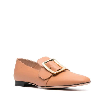 Bally Beige Calfskin Slip-On Loafers Bally