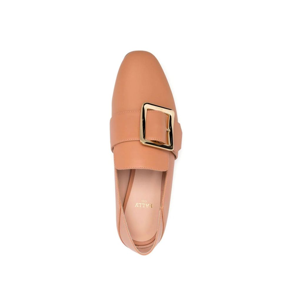 Bally Beige Calfskin Slip-On Loafers Bally