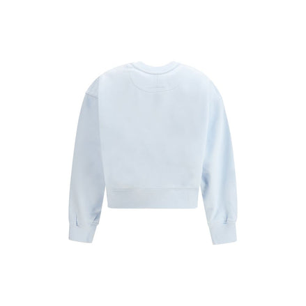 Alexander McQueen Light Blue Cotton Sweatshirt Alexander McQueen