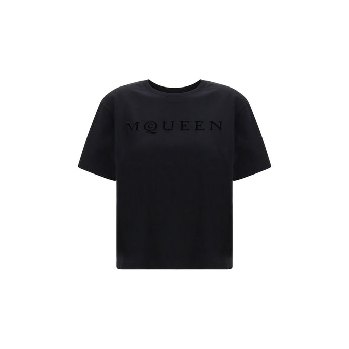 Alexander McQueen Black Cotton T-Shirt Alexander McQueen