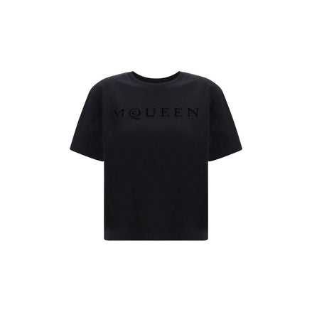 Alexander McQueen Black Cotton T-Shirt Alexander McQueen