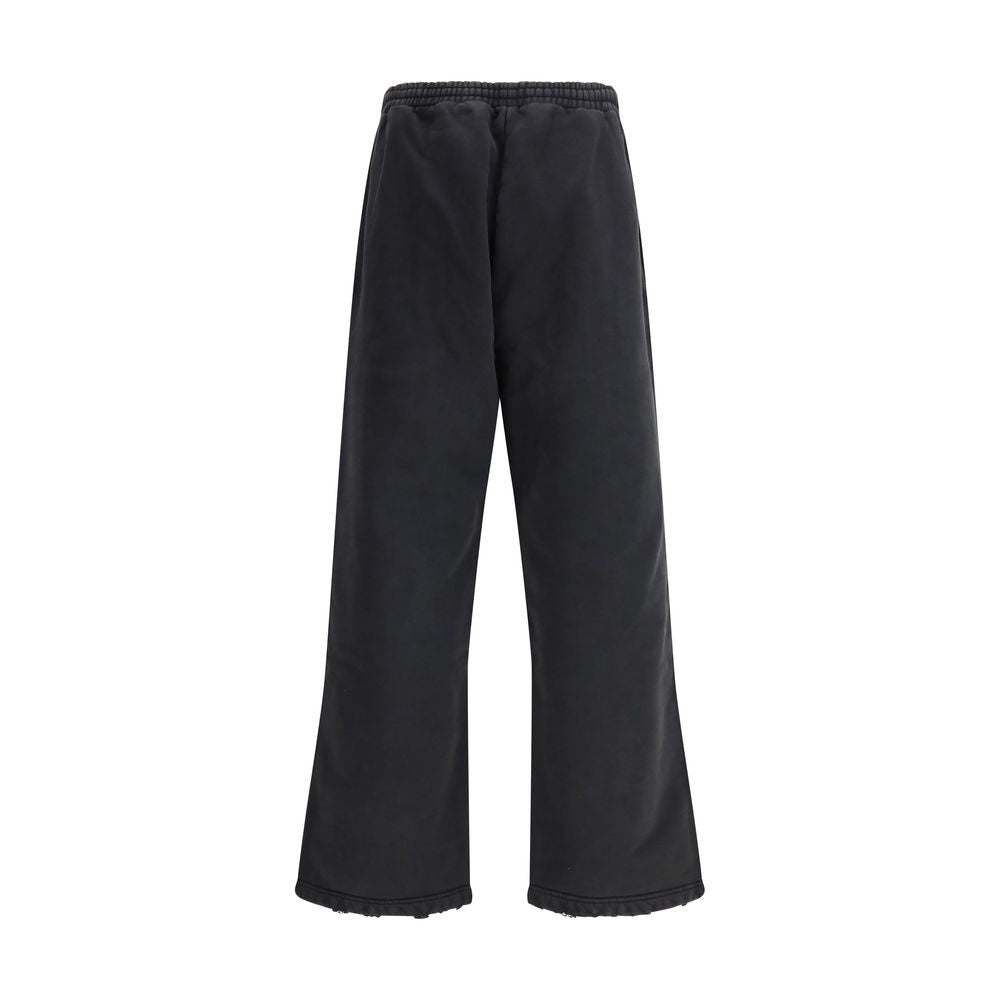 Balenciaga Black Cotton Casual Pants Balenciaga