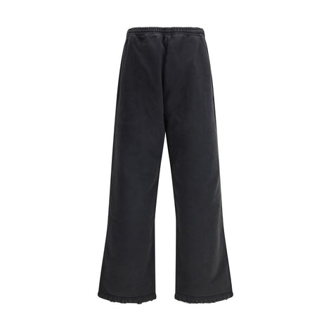 Balenciaga Black Cotton Casual Pants Balenciaga