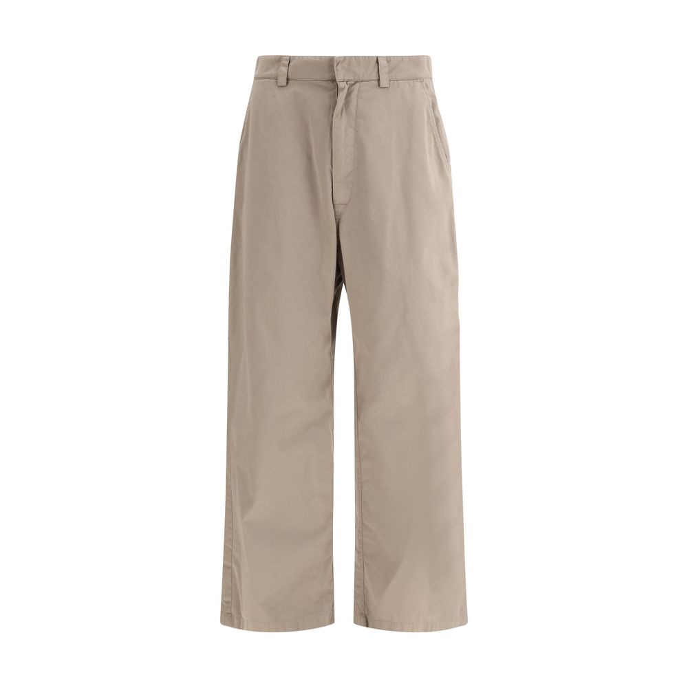 Balenciaga Beige Cotton Casual Pants Balenciaga