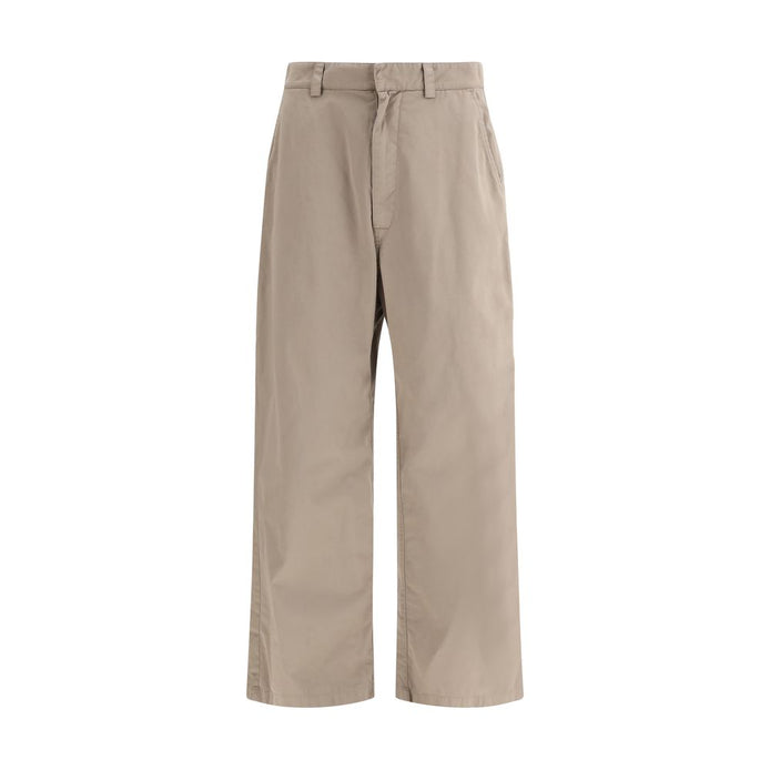 Balenciaga Beige Cotton Casual Pants Balenciaga