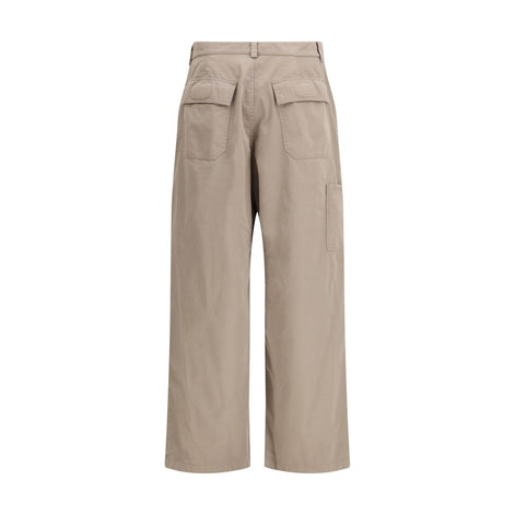 Balenciaga Beige Cotton Casual Pants Balenciaga