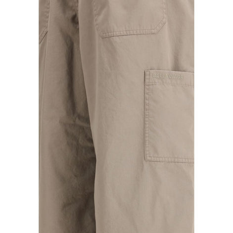Balenciaga Beige Cotton Casual Pants Balenciaga