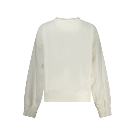 Pepe Jeans Bianco Cotton Womens Sweatshirt Pepe Jeans