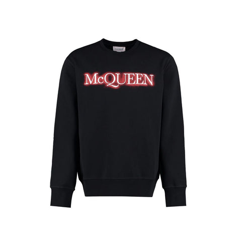 Alexander McQueen Black Cotton Sweatshirt Alexander McQueen
