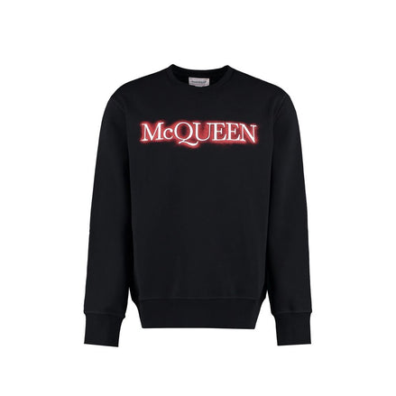 Alexander McQueen Black Cotton Sweatshirt Alexander McQueen