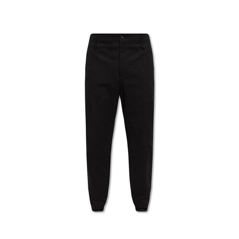 Alexander McQueen Black Cotton Casual Pants Alexander McQueen