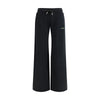 Off-White Black Cotton Casual Pants