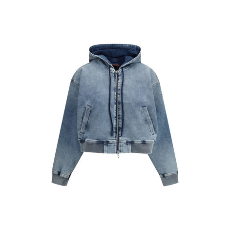 Diesel Blue Cotton Denim Jacket Diesel