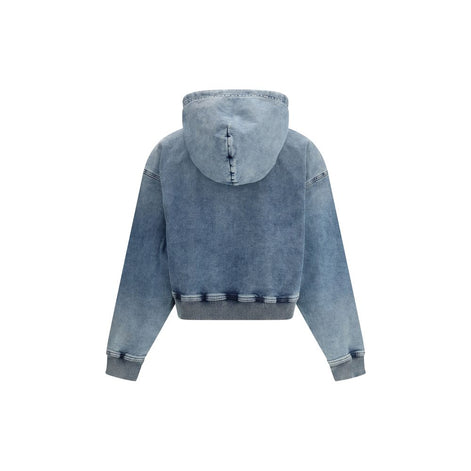 Diesel Blue Cotton Denim Jacket Diesel