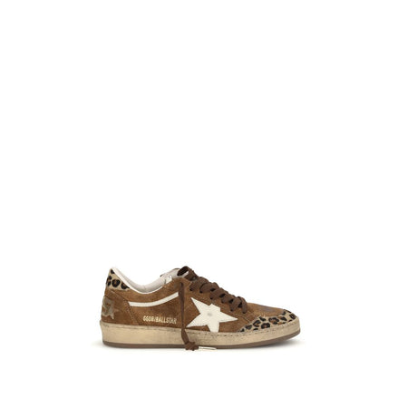 Golden Goose Bos Taurus Low Top Sneakers aus braunem Kalbsleder