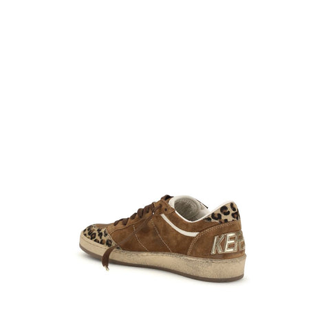 Golden Goose Bos Taurus Low Top Sneakers aus braunem Kalbsleder
