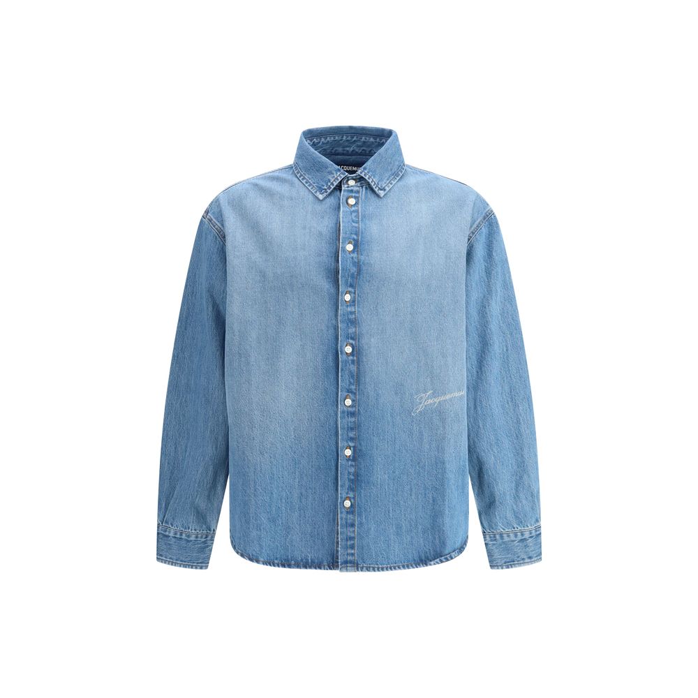 Chemise en denim bleu Jacquemus