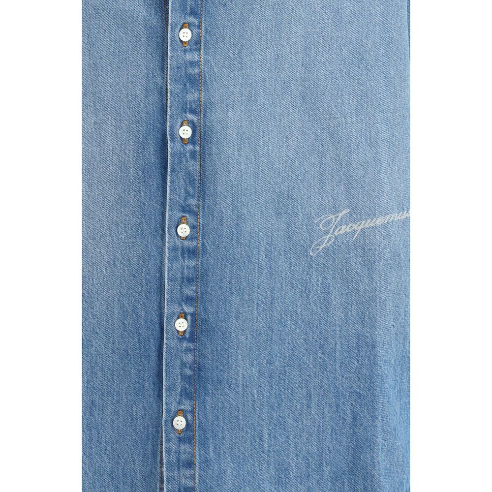Chemise en denim bleu Jacquemus