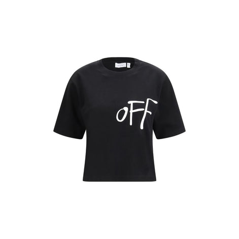 T-shirt Off-White en coton noir