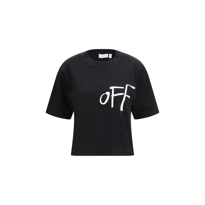 T-shirt Off-White en coton noir