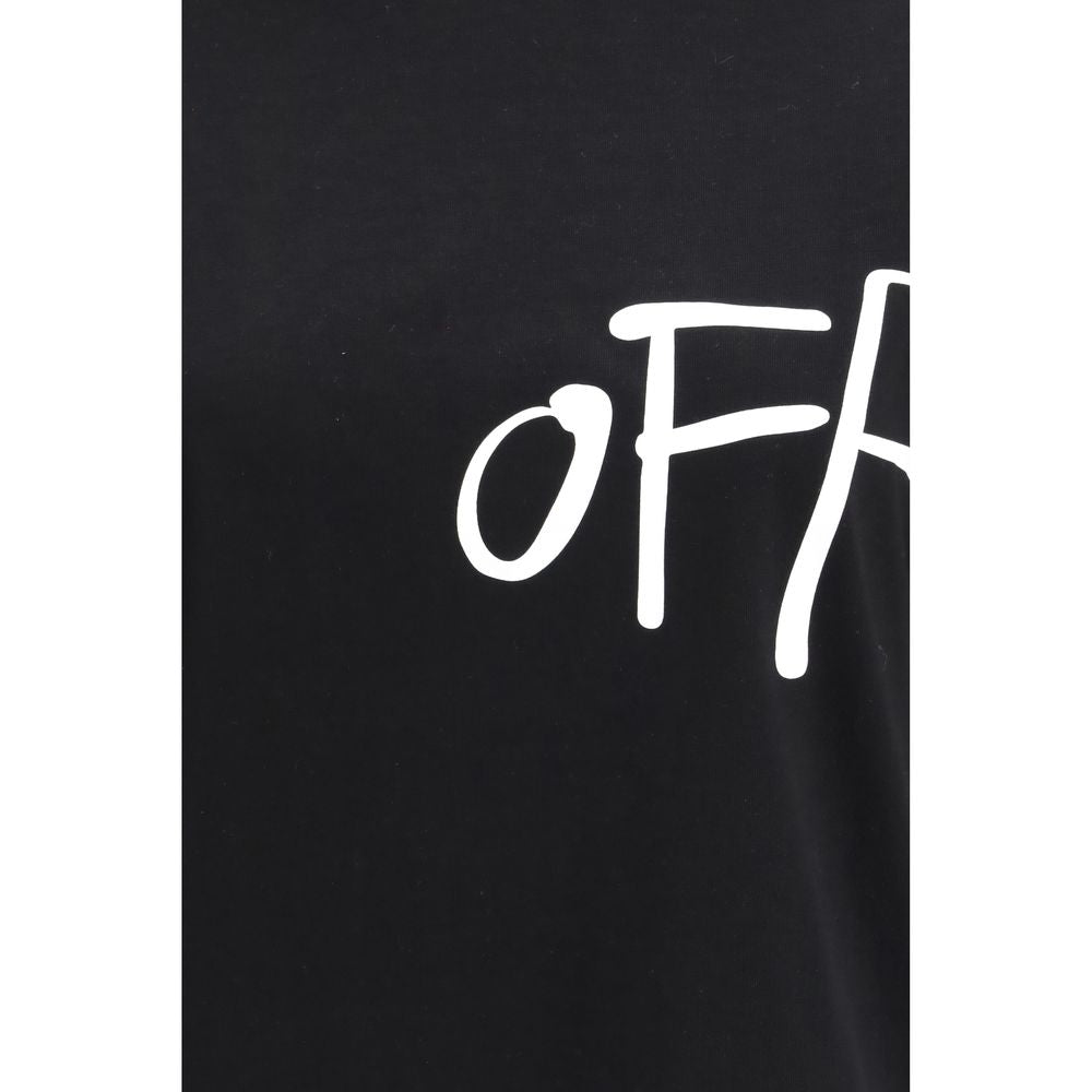 T-shirt Off-White en coton noir