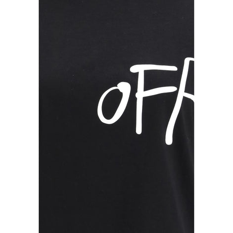 T-shirt Off-White en coton noir