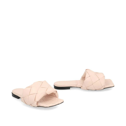 Bottega Veneta Mehrfarbige Leder-Sandalen