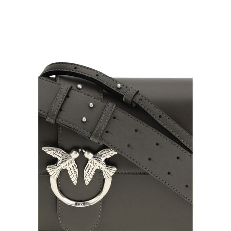 PINKO Zweifarbige Schultertasche aus Leder