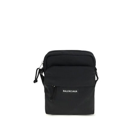 Balenciaga Schultertasche aus schwarzem Polyamid