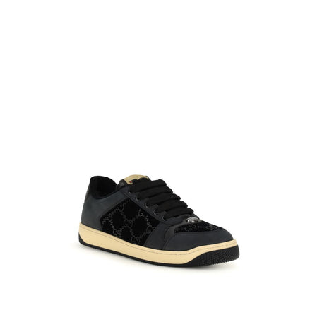 Baskets de sport Gucci Bos Taurus en cuir de veau bleu