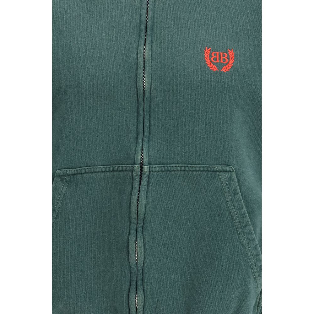 Sweat-shirt Balenciaga bicolore en coton