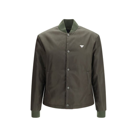 Prada Bicolor Nylon Bomber Prada