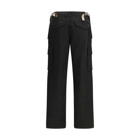 Burberry Black Cotton Cargo Pants