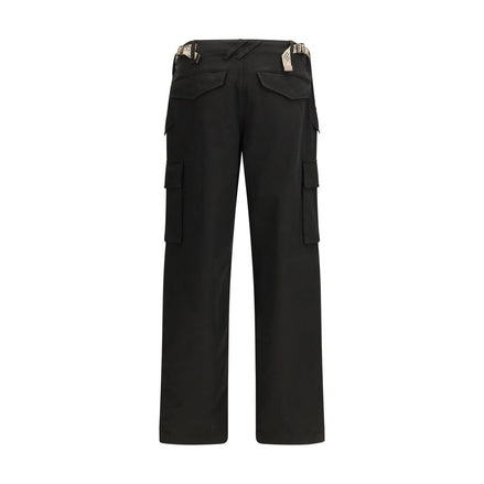 Burberry Black Cotton Cargo Pants