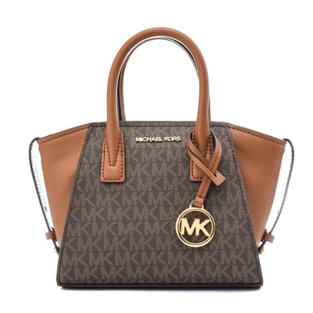 Sac Michael Kors Canvas Marron Avril Femme