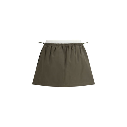 Alexander Wang Bicolor Cotton Mini Skirt