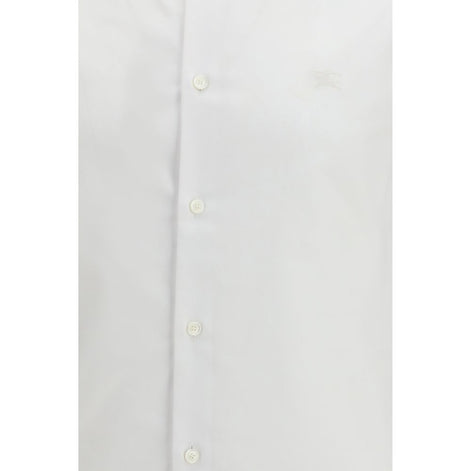 Burberry White Cotton Dress Shirt