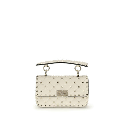 Valentino Garavani Beige Calf Leather Bos Taurus Handbag Valentino Garavani