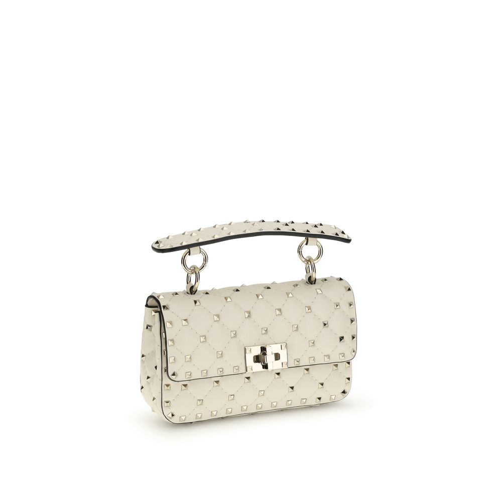 Valentino Garavani Beige Calf Leather Bos Taurus Handbag Valentino Garavani