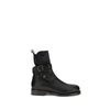 Burberry Black Calf Leather Bos Taurus Ankle Boots