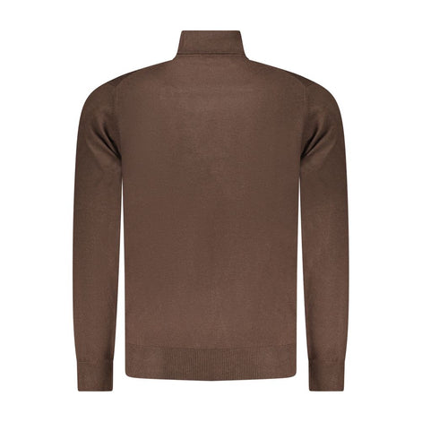 Norvège 1963 Marrone Poliammide Pull Homme